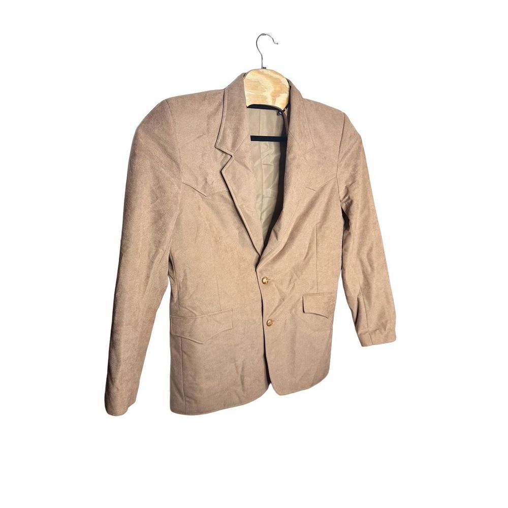 Pioneer Wear Western Rodeo Tan Sport Coat Jacket Blazer 42L Jacket Men's USA